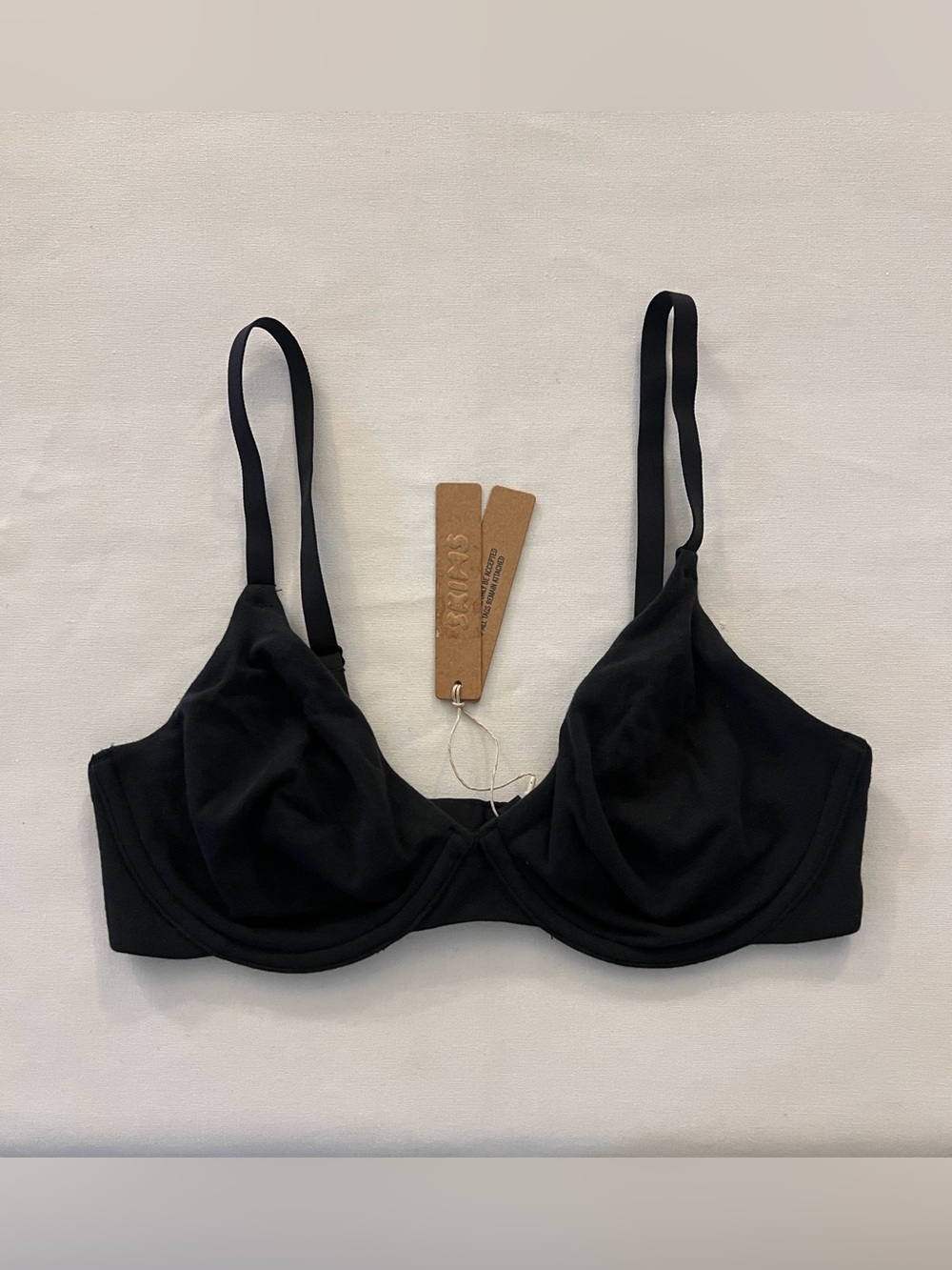 SKIMS COTTON JERSEY T-SHIRT BRA